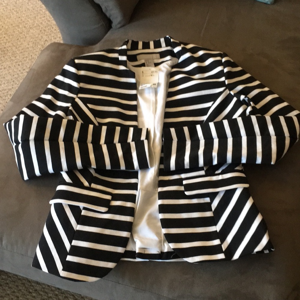 Striped blazer